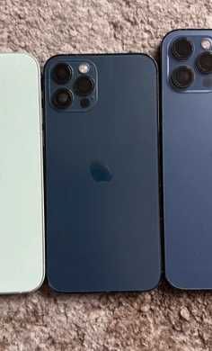 Carcasa iPhone 12 Pro Blue, full flex