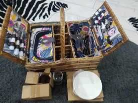 trusa  vanatoare de  colectie , cos picnic