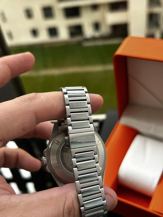 Ceas damă 34 mm Blue Automatic stil Longines Conquest – elegant, cadou femei