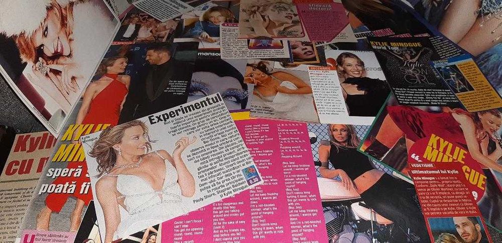 Colectie de articole cu Kylie Minogue
