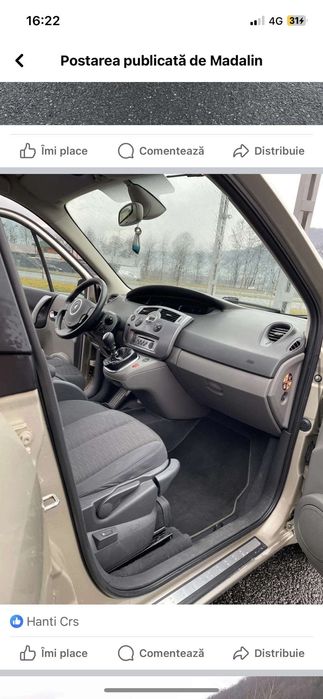 Renault scenic 1.9 dci in stare buna!