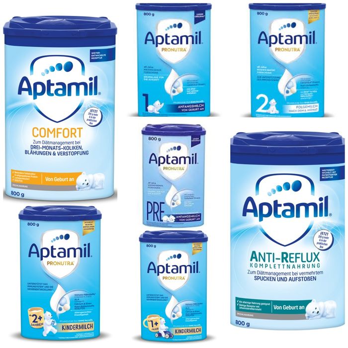 Aptamil, Hipp, Kendamil, Cow and gate внос от Англия и Гемания