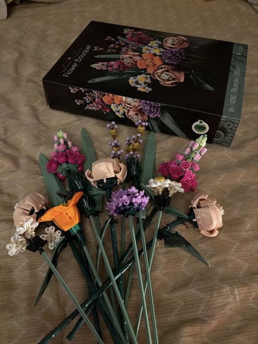 Lego конструктор цветы