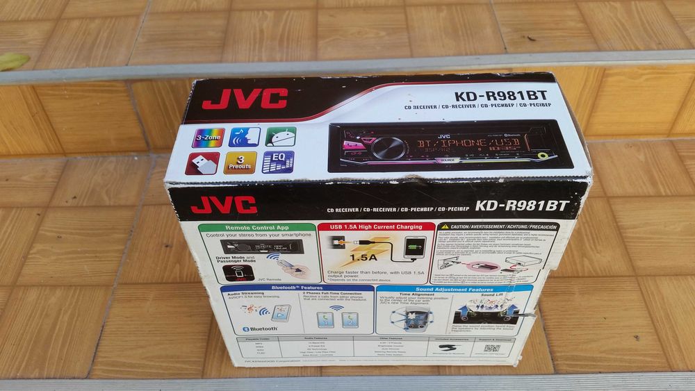 Mp3 auto JVC BLUETOOTH, usb.
