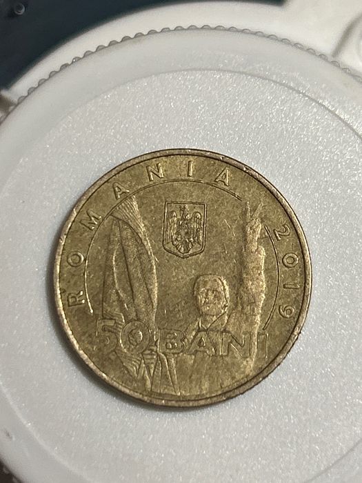 Moneda aniversară 50 bani
