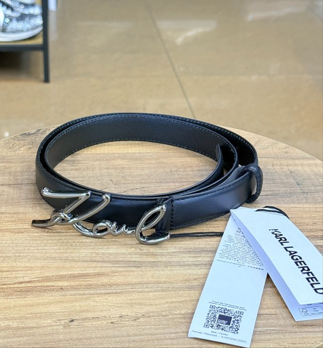 Дамски колан Karl Lagerfeld gold / silver