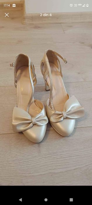 Pantofi piele 280lei mireasa