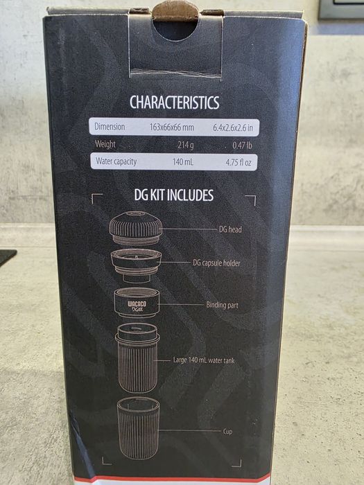 Портативна еспресо кафемашина Wacaco Nanopresso за къмпинг и път