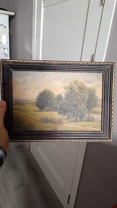 Картина маслом на картоне