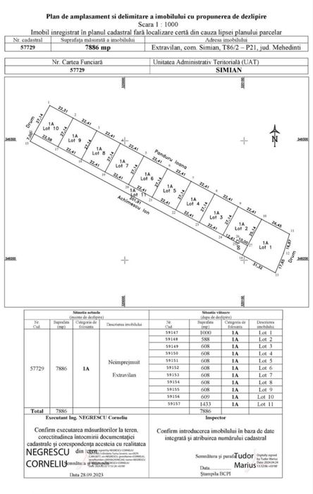 Vand teren Simian, Mehedinti