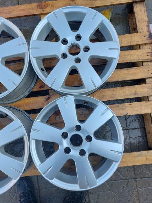 4ри бр алуминиеви джанти 15цола 5×112; ет 48;57.1мм; оригинални немски