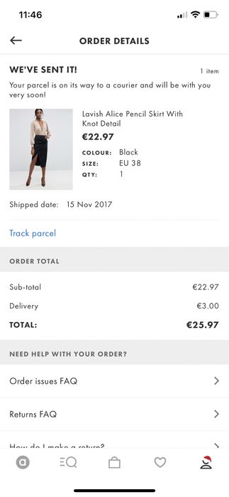 Vand fusta midi neagra satin