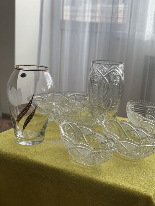 Ваза хрустальная богем(рассрочка)