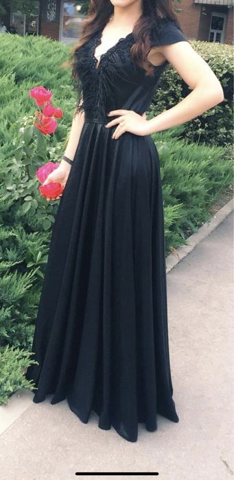 Rochie de ocazie, material metalizat