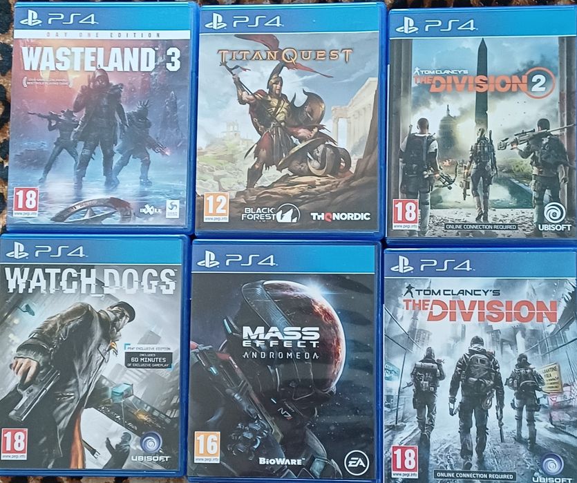 Продавам игри за Ps4,50лв цената е за всичките