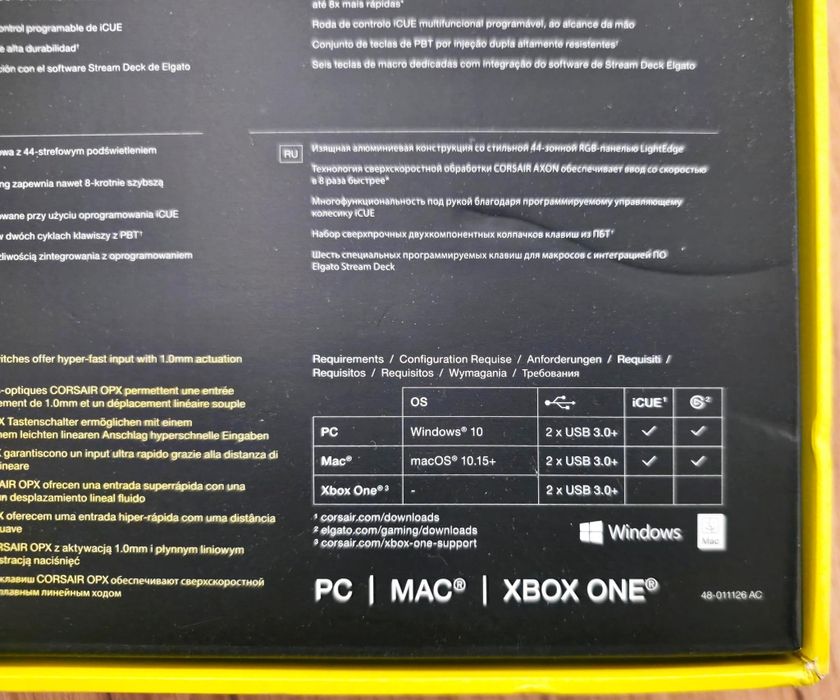 Tastatura K100 RGB