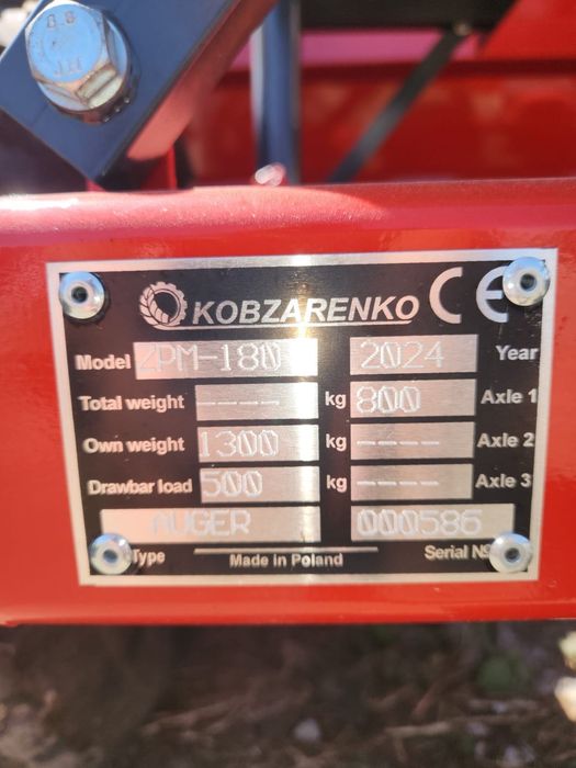 Utilaj încărcare cereale în Silobag - Kobzarenko