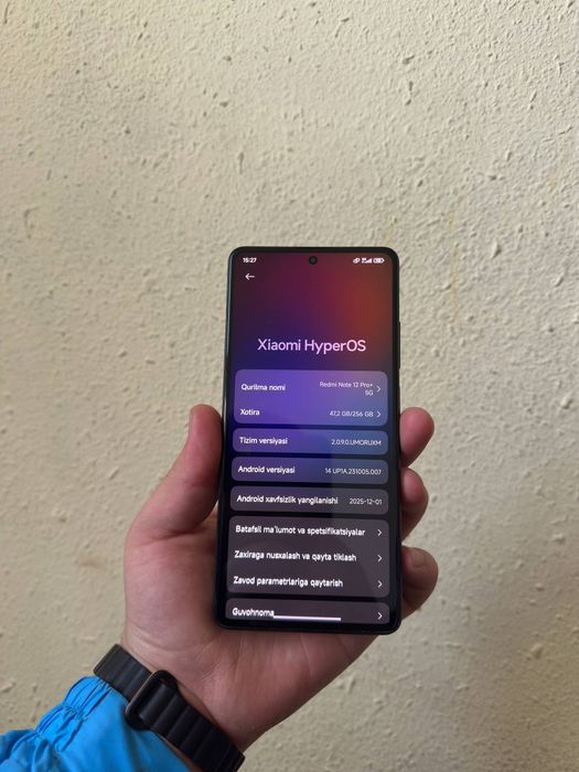 Redmi not 12 pro pilus 5g