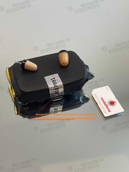 Cutiuta nano-GSM cu casca - NU se aude in exterior! casti de copiat