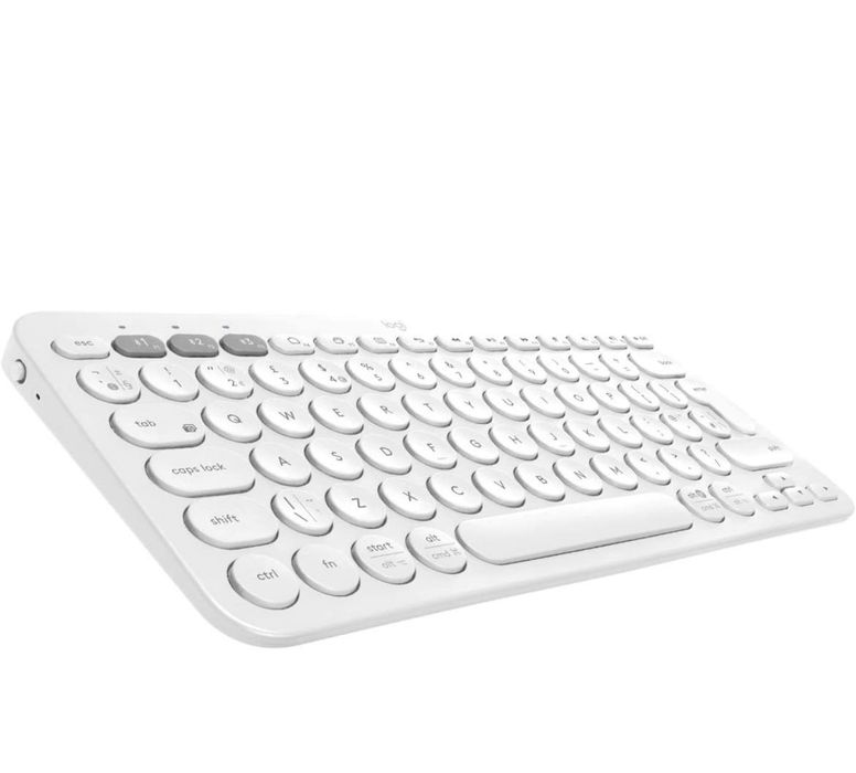 Клавиатура Безжична Logitech K380, Bluetooth, Multi-Device, Бял