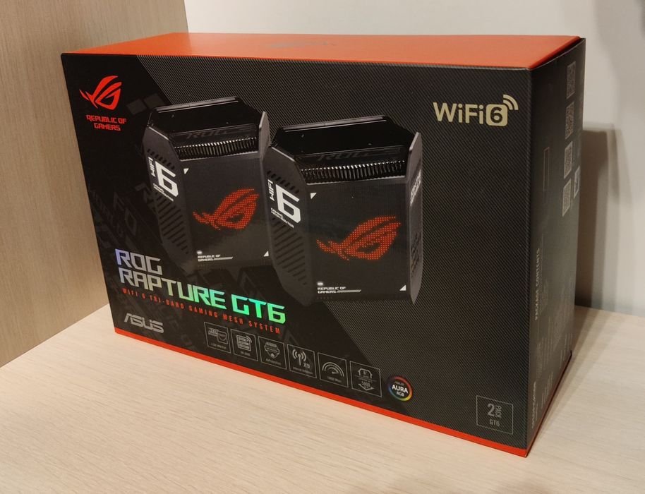 ASUS ROG Rapture GT6 (WiFi 6 Mesh система, 2 устройства)