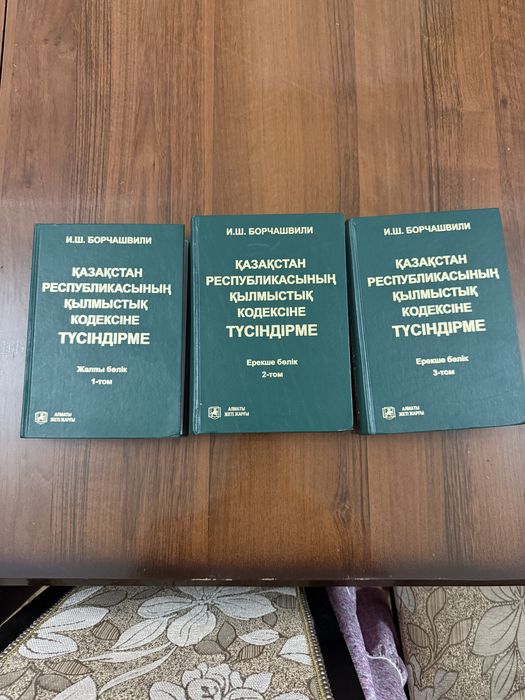 Комментарий к УК РК Борчашвили