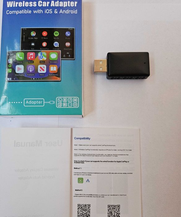 Adaptor Carplay, Android  Auto WiFi,Nou.