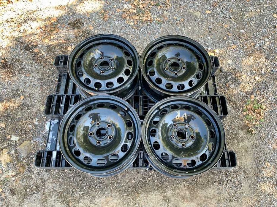 4бр.Оригинални железни джанти 16цола ET50 5x112 за Vw,Audi,Seat,Skoda