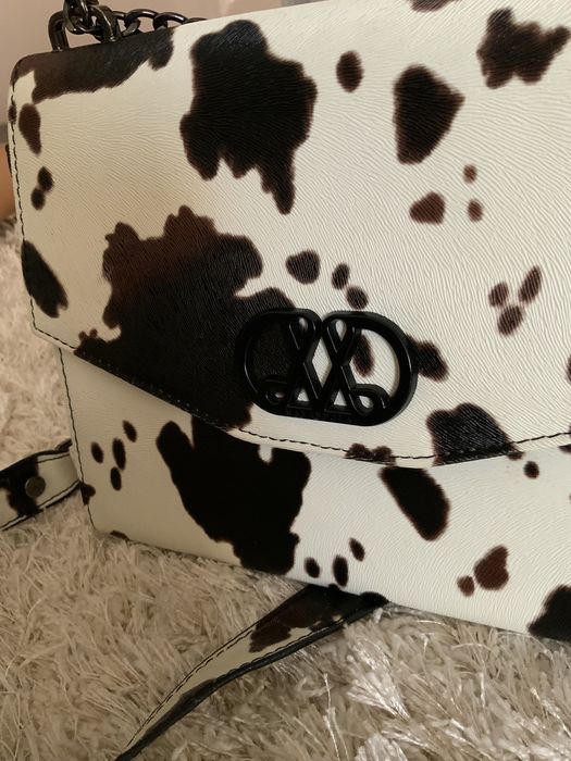 Малка дамска чанта с животински принт