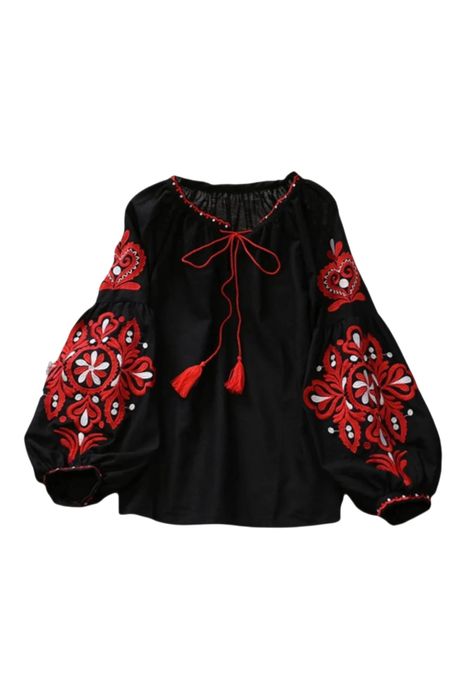 Bluza brodată gen ie