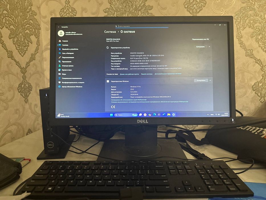 Срочно продается настольный компьютер dell а хорошем состоянии