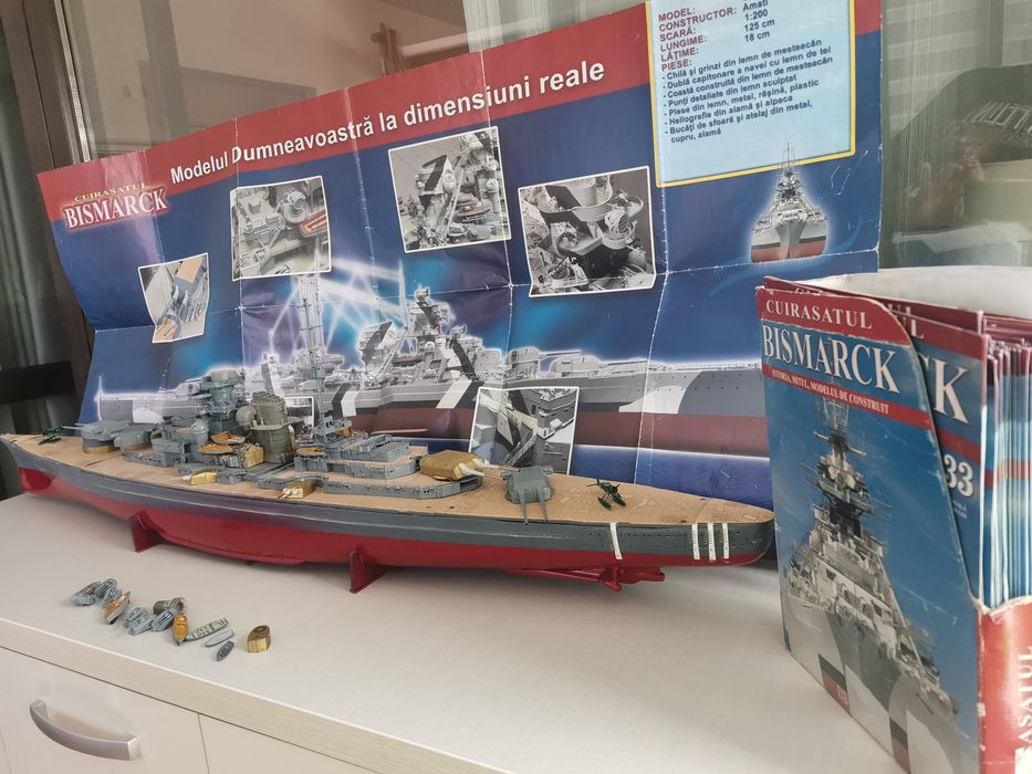 Vând sau schimb (din domeniul audio. ) Macheta Bismarck