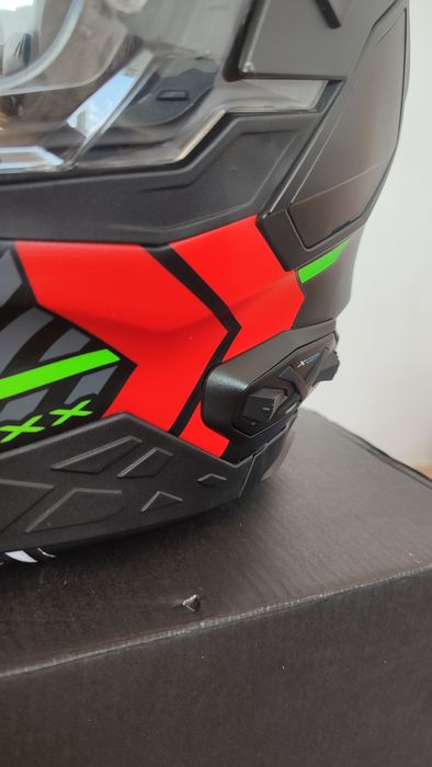 Casca moto adventure Nexx X. WED2, fibra de sticla, S + intercom Sena