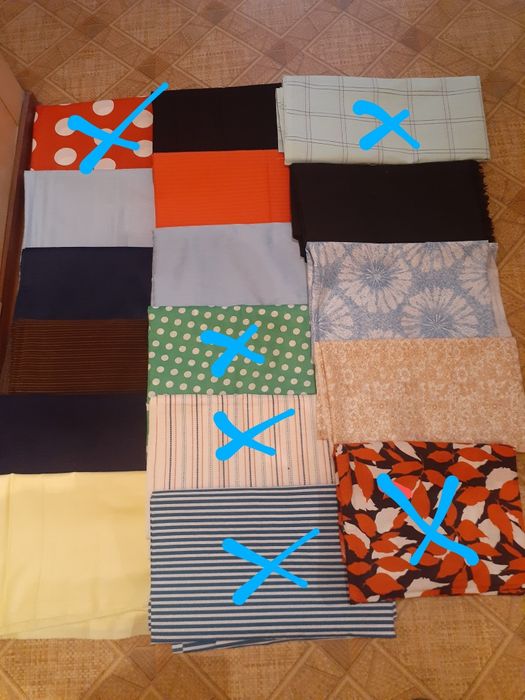 Ткани, отрезы (ситец) советские