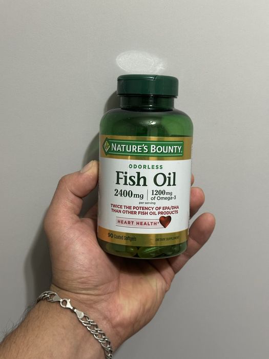 NATURE'S BOUNTY. Fish oli omega 3  2400mg