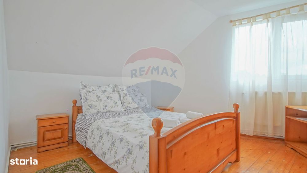 Casă + curte amenajată | 5 dormitoare, saună, sală sport | Purcăreni
