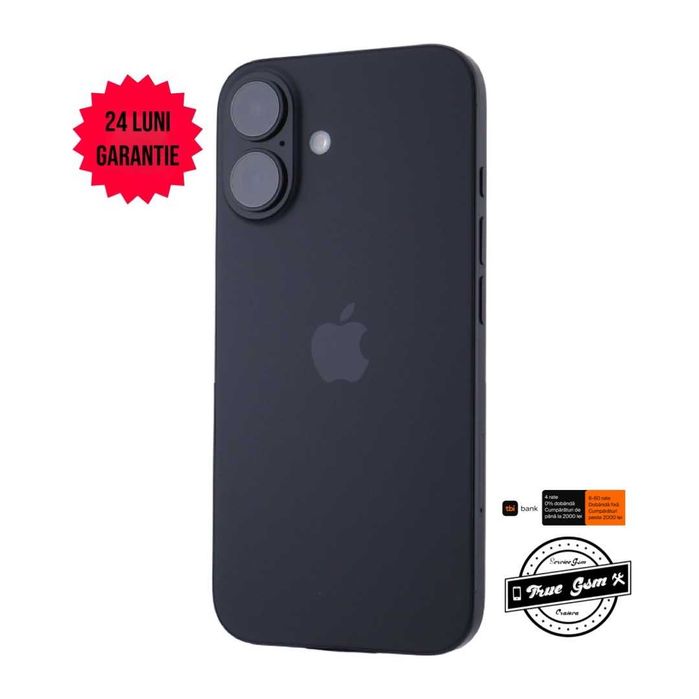 iPhone 16 128GB Black / White / Pink - GARANTIE 24 LUNI | TrueGSM