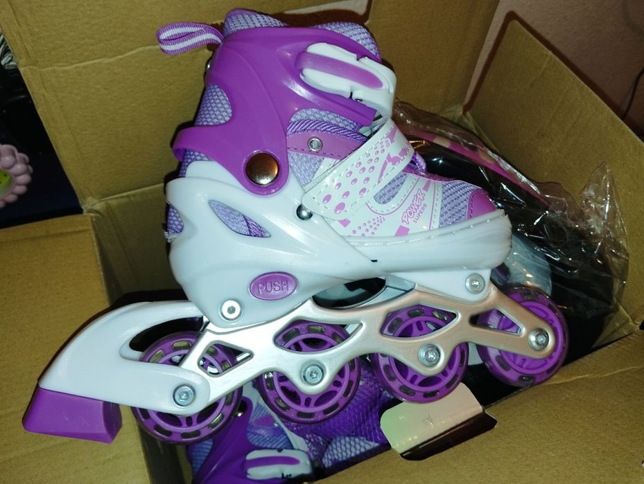 Ролики детские для девочек 30-34 размер