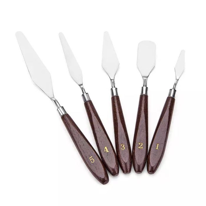 Платна, бои, четки, шпатули за рисуване