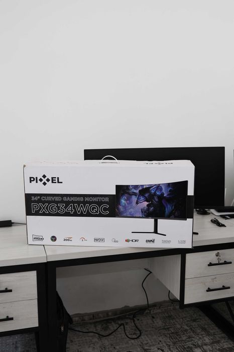 Pixel 34" Curved Gaming Monitor | WQHD 2K | 200Hz