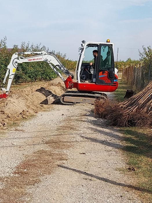 Inchiriem utilaje , miniexcavator , tractoare  , tocatoare