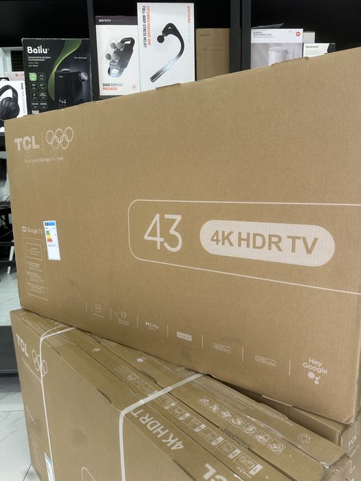 Телевизор TCL 43V6C 4K HDR GoogleTv 2026 Оптом Доставка Бесплатно
