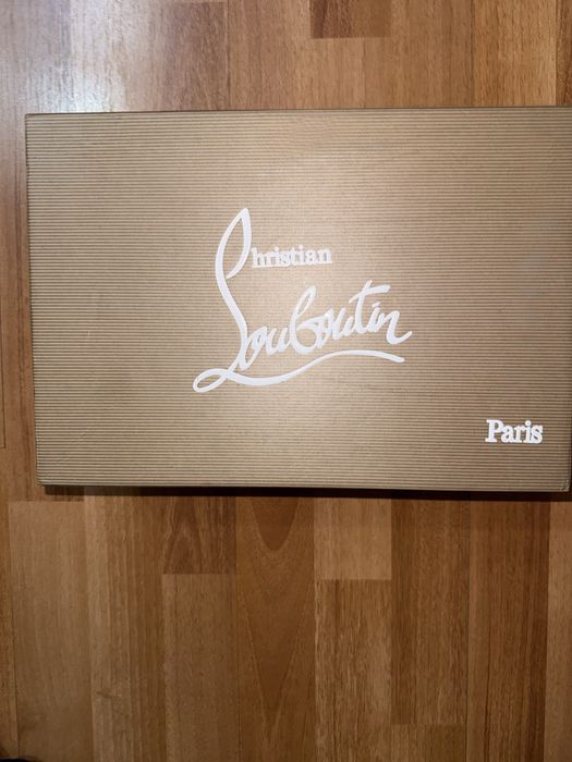 Adidași gri Christian Louboutin Louis Junior