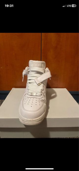 Nike Air Force One Mid Triple White