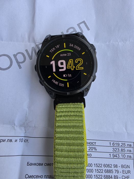 Garmin Fenix 8 Amoled Sapphire Гаранция