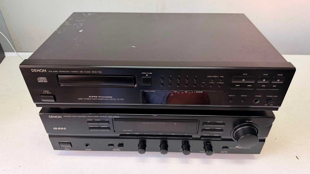Amplificator Denon DRA-565RD RDS + CD DCD-725 Linie Audio Receiver Stereo Amplificare