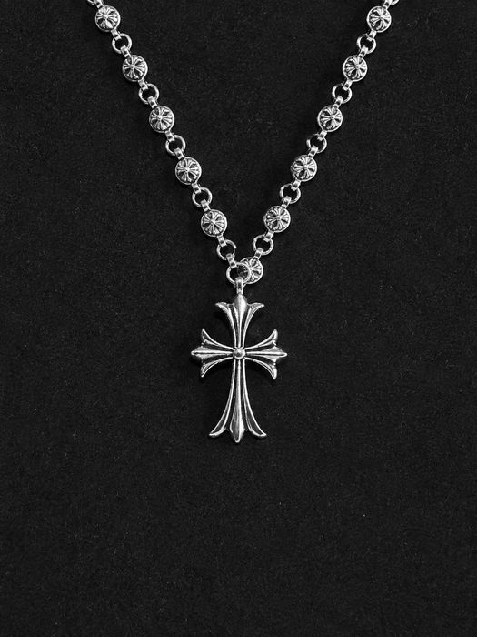 Chrome Hearts Cross Necklace – Silver | Ново