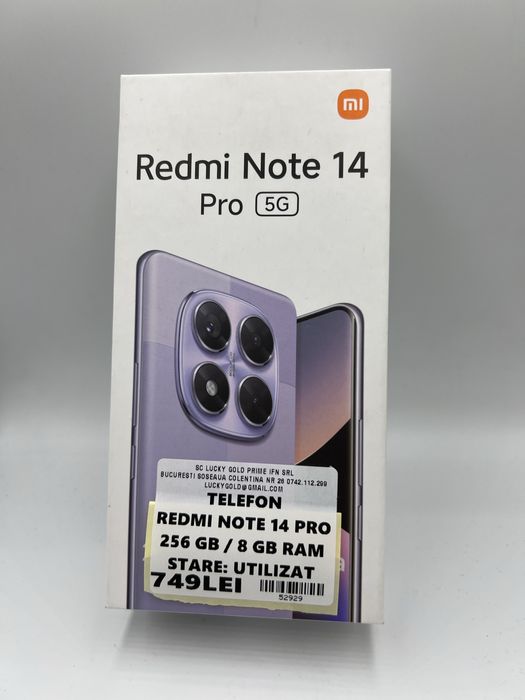 Redmi Note 14 Pro 256Gb / 8Gb Ram #52929