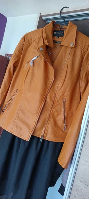 Кожено яке дамско М рр