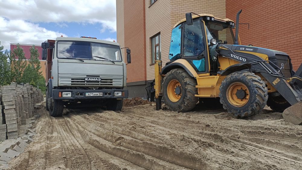 Услуга КамАЗ экскаватор